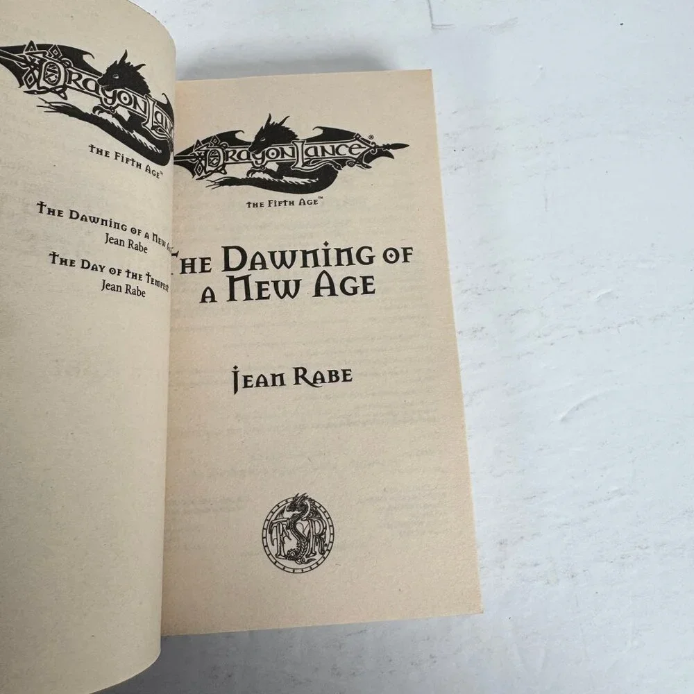 The Dawning of a New Age Jean Rabe 1996 First Printing Dragonlance‎ Fantasy TSR